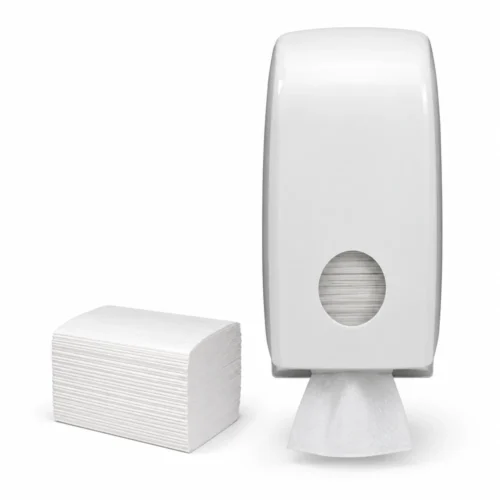 Hârtie igienică pliată, 2 straturi, 150 foi dispencer – RZT Pro