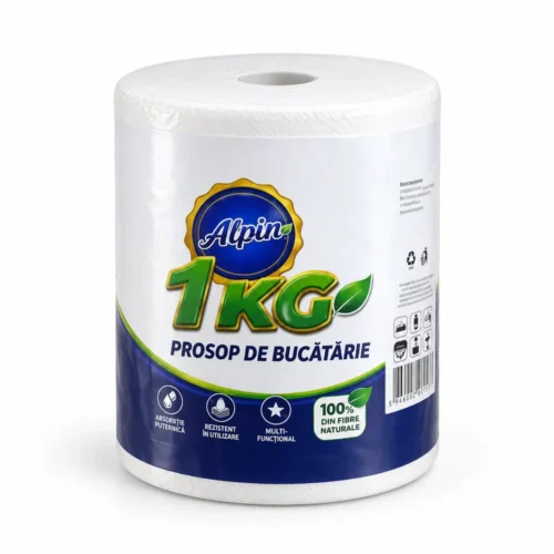 Prosop din hârtie rulat Alpin, 3 straturi, 1 kg