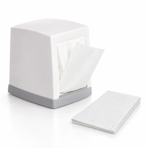 Șervețele din celuloză pentru dispenser L, 3 plieri, 2 straturi, Albe, 250 foi cu dispenser